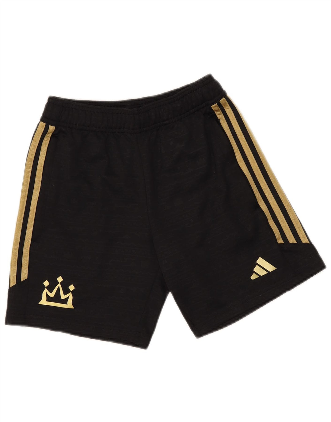 Pantaloni scurți sport adidas băieți 11-12 ani poliester negru