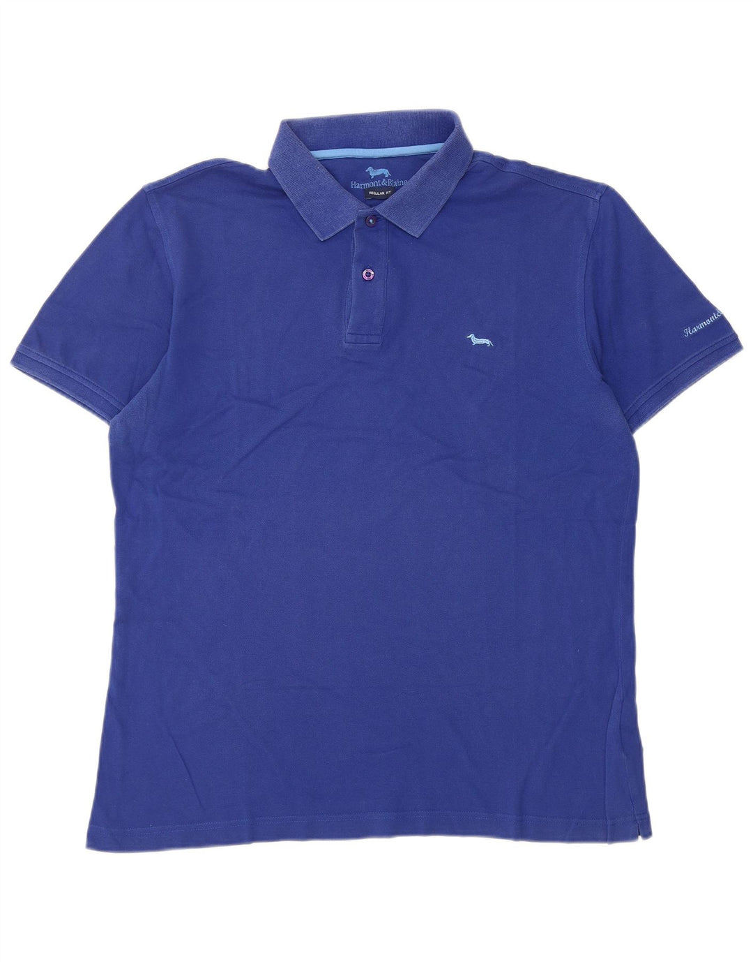 Cămașă polo Harmont & Blaine pentru bărbați, cu formă regulată, mare, albastru