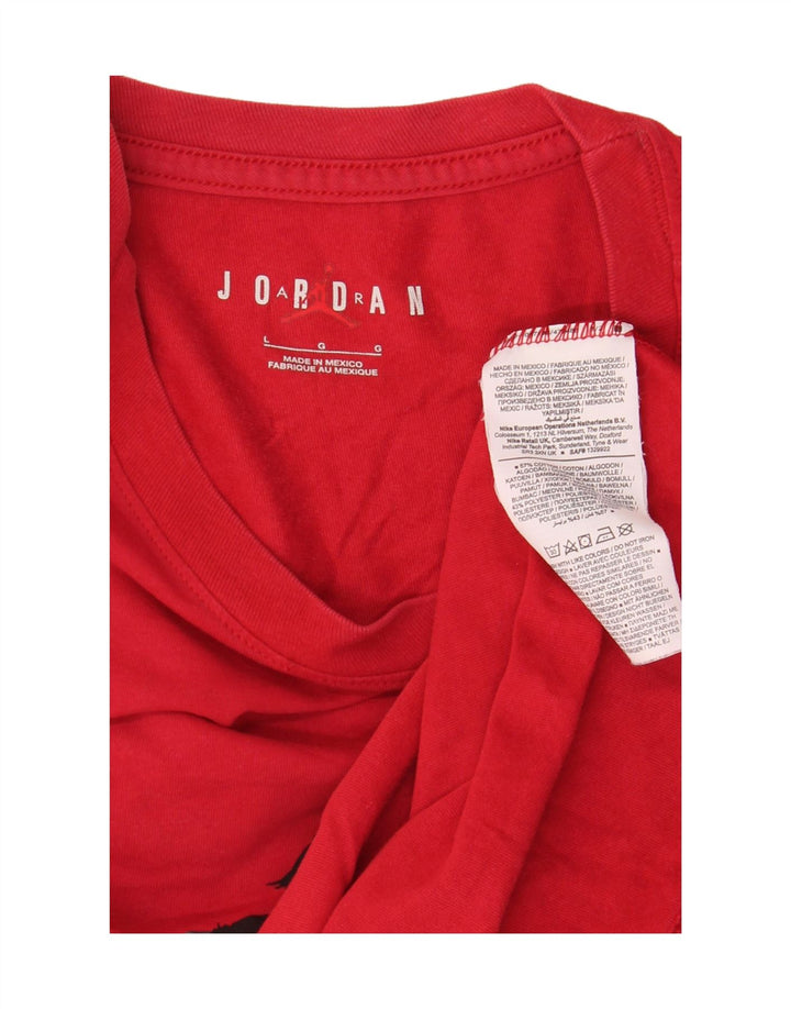 Tricou pentru bărbați Jordan Top mare bumbac roșu