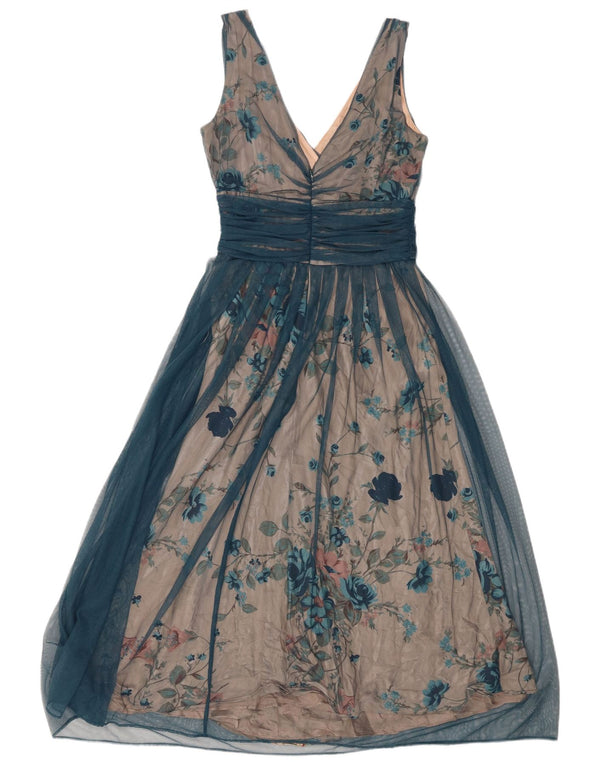 Rochie Empire fără mâneci pentru femei Coast UK 10 Mic albastru din poliamidă florală