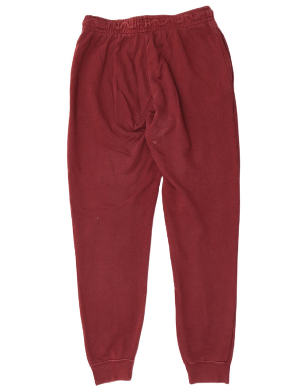 Pantaloni de trening Nike pentru femei Joggeri UK 10 Bumbac Burgundy mic