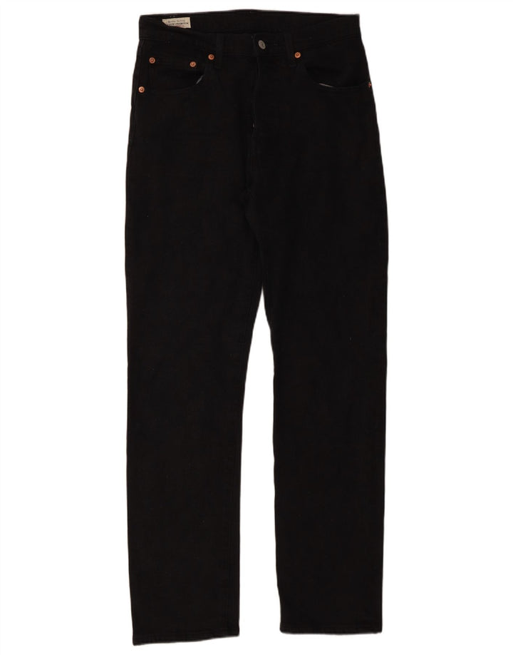 Blugi Levi's 501 drepte pentru bărbați W27 L30 bumbac negru