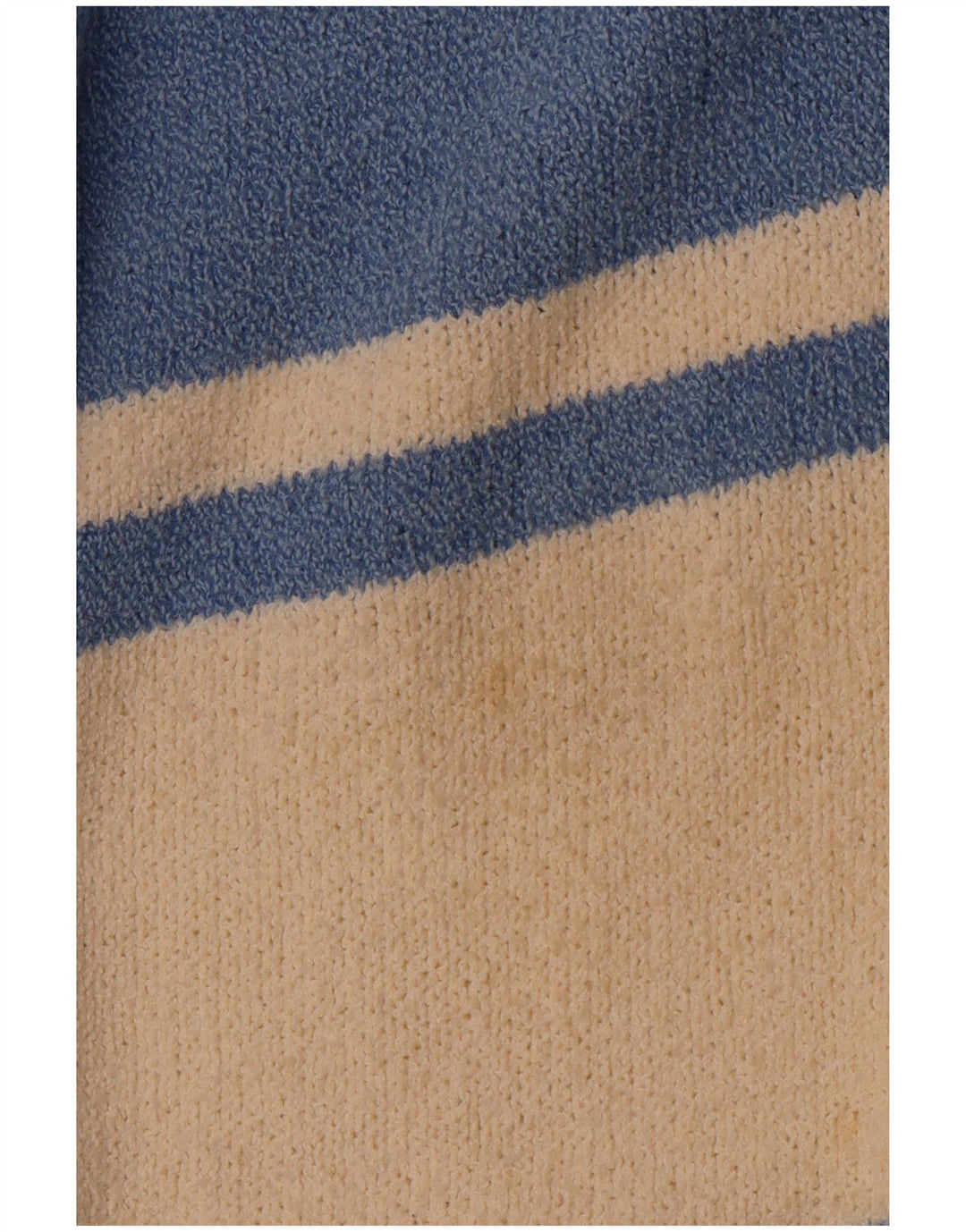 VINTAGE Pulover cu decolteu în V pentru bărbați, mare, albastru, color block