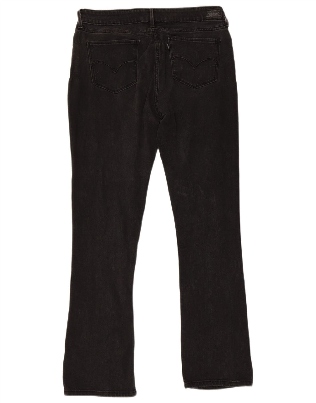 Jeans Levi's pentru femei cu jambiere Bootcut W32 L32 bumbac negru