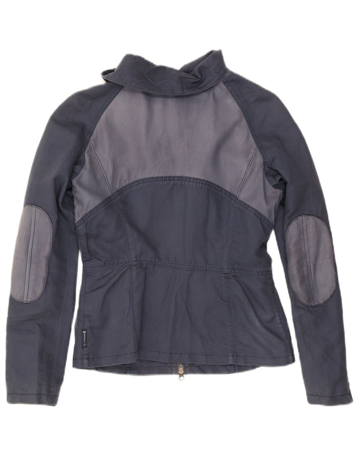 Jachetă Bomber pentru femei Armani Jeans UK 14 Medium Bleumarin Bumbac