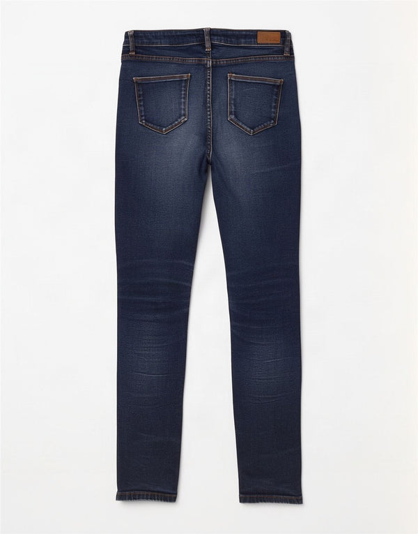 Fat Face Blugi skinny pentru femei UK 12 W32 L29 Blue Bumbac