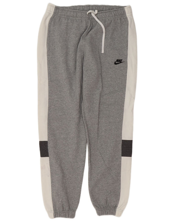 Pantaloni de trening Nike pentru bărbați Pantaloni de jogging, mari, gri, bumbac color bloc