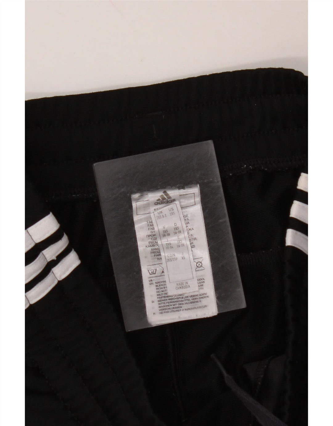Pantaloni de trening ADIDAS pentru femei UK 0/2 2XS Poliester negru