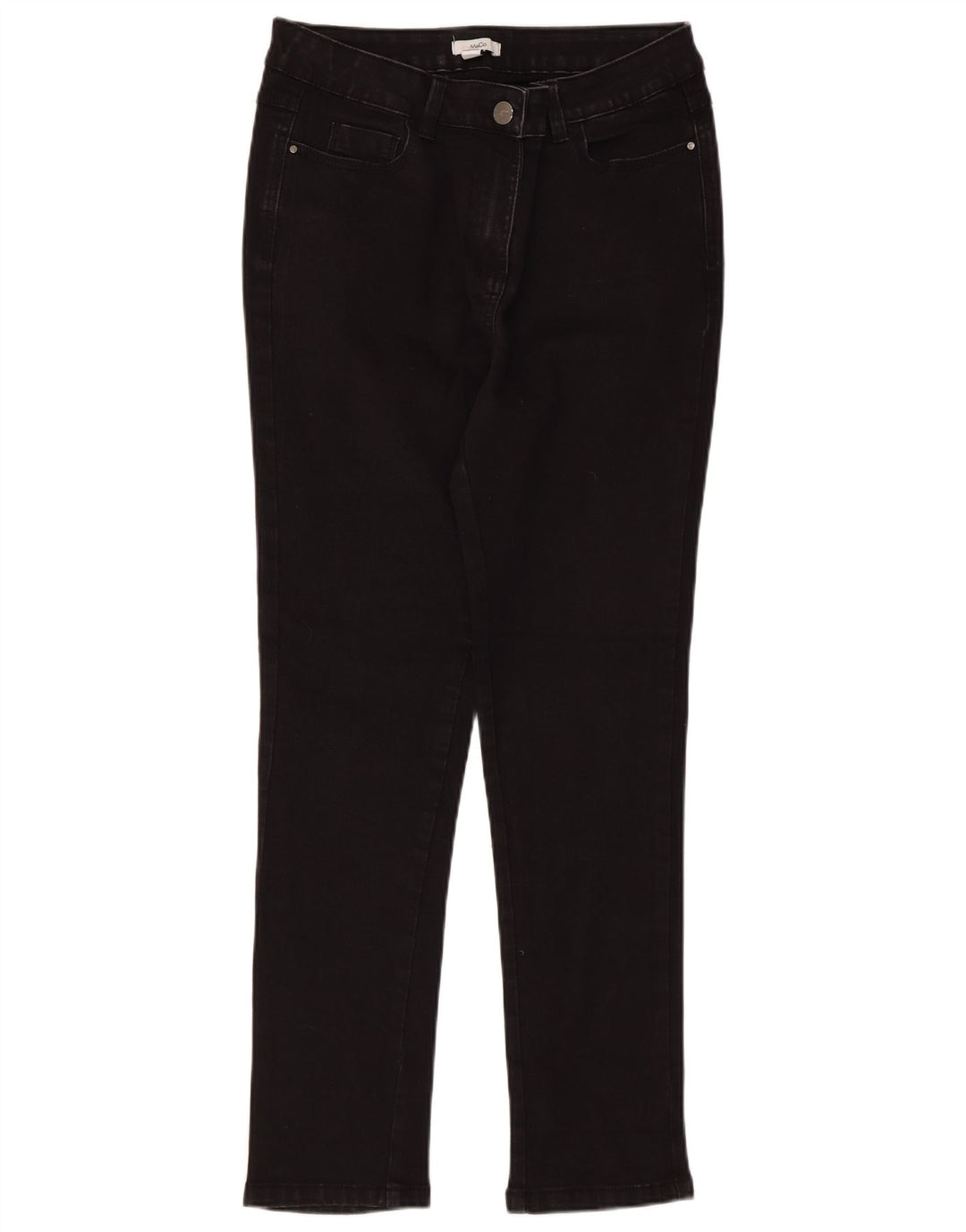 Blugi subțiri pentru femei M&Co UK 12 Medium W30 L27 Bumbac negru