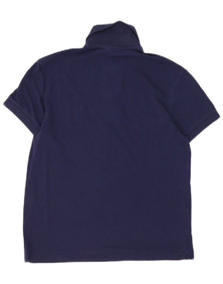 Tricou polo pentru bărbați Lacoste Mărimea 3 Bumbac bleumarin mic