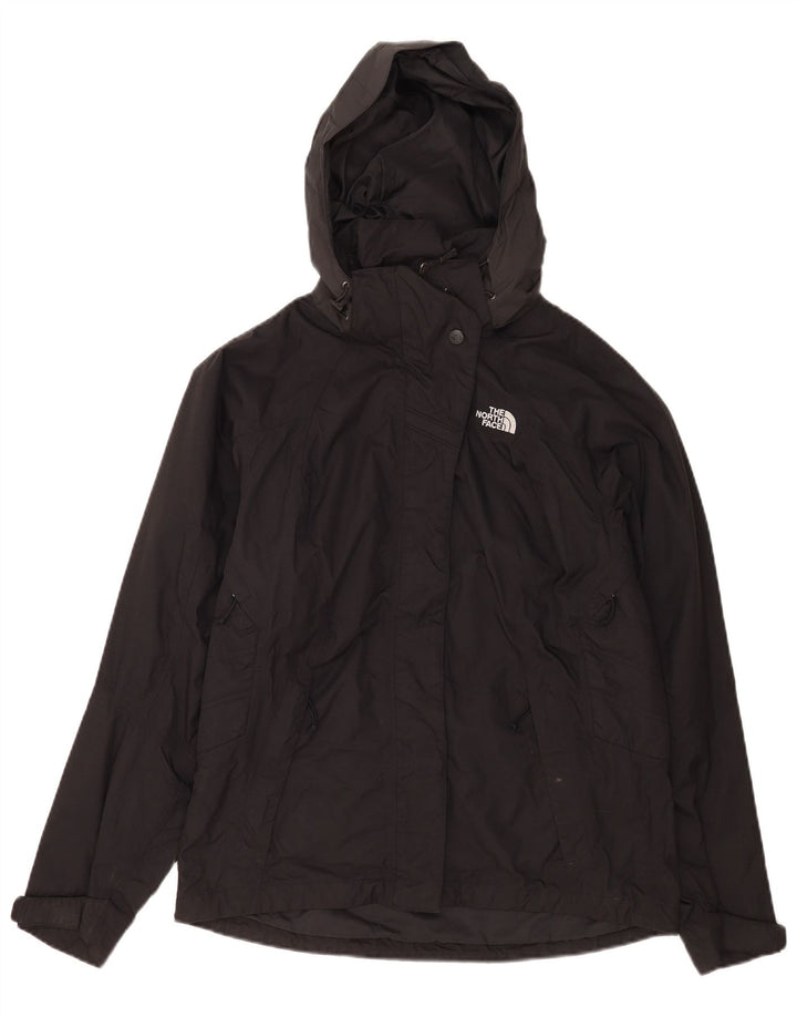 Jachetă Windbreaker pentru femei cu glugă The North Face UK 14 Medium Black Nylon