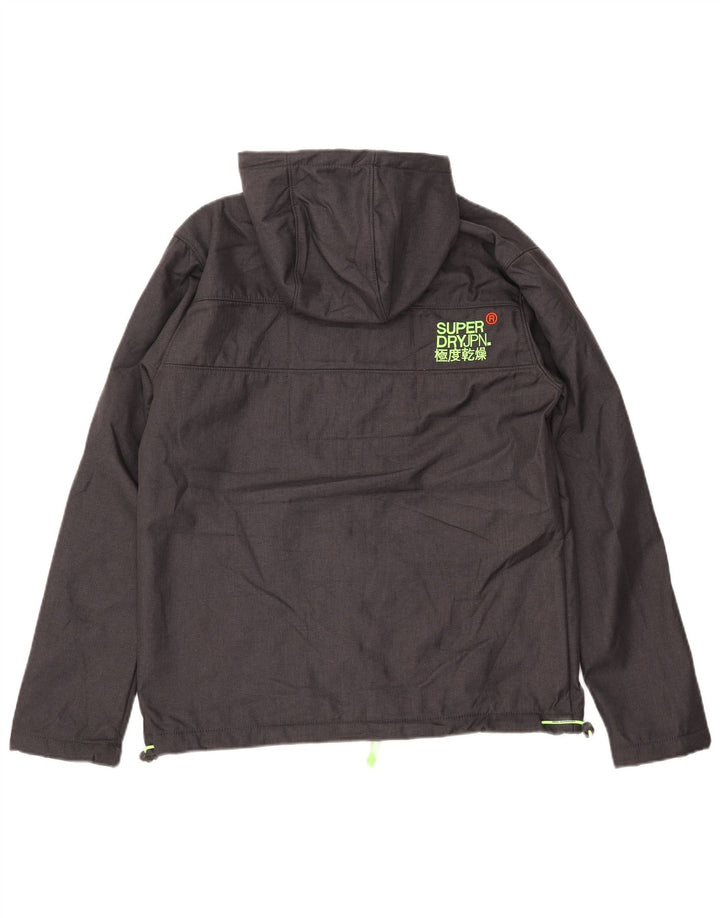 SUPERDRY Windtrekker Windbreaker Jacket pentru bărbați, UK 42 XL, nailon gri