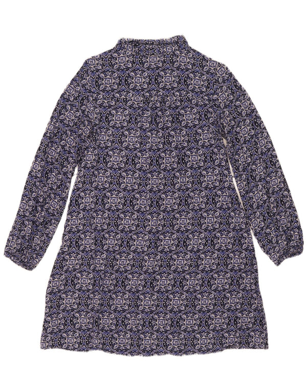 Rochie cămașă pentru femei Marks & Spencer UK 10 Small Blue Floral Viscose