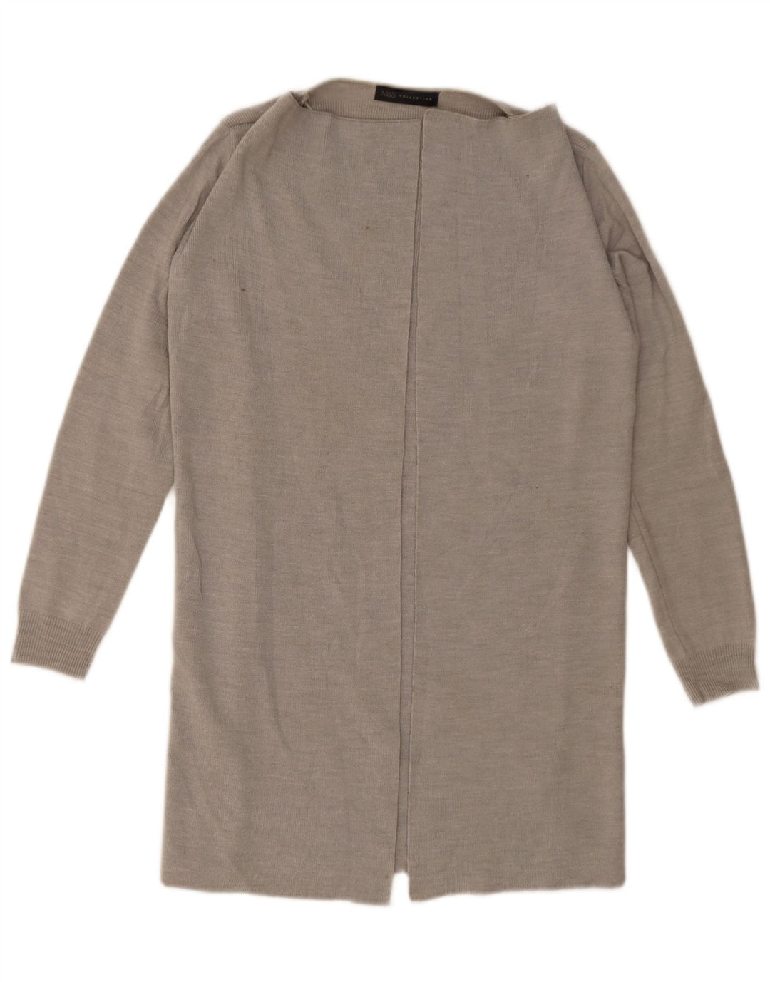 Pulover cardigan deschis pentru femei Marks & Spencer UK 10 mic gri