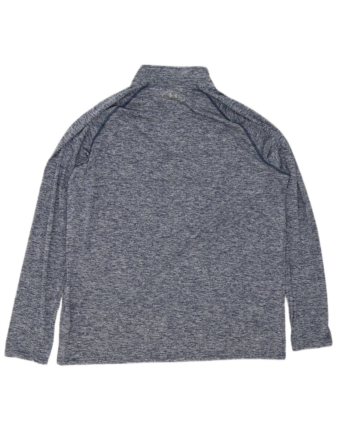 Top de trening Under Armour pentru bărbați Heat Gear Pullover, mare, albastru pete