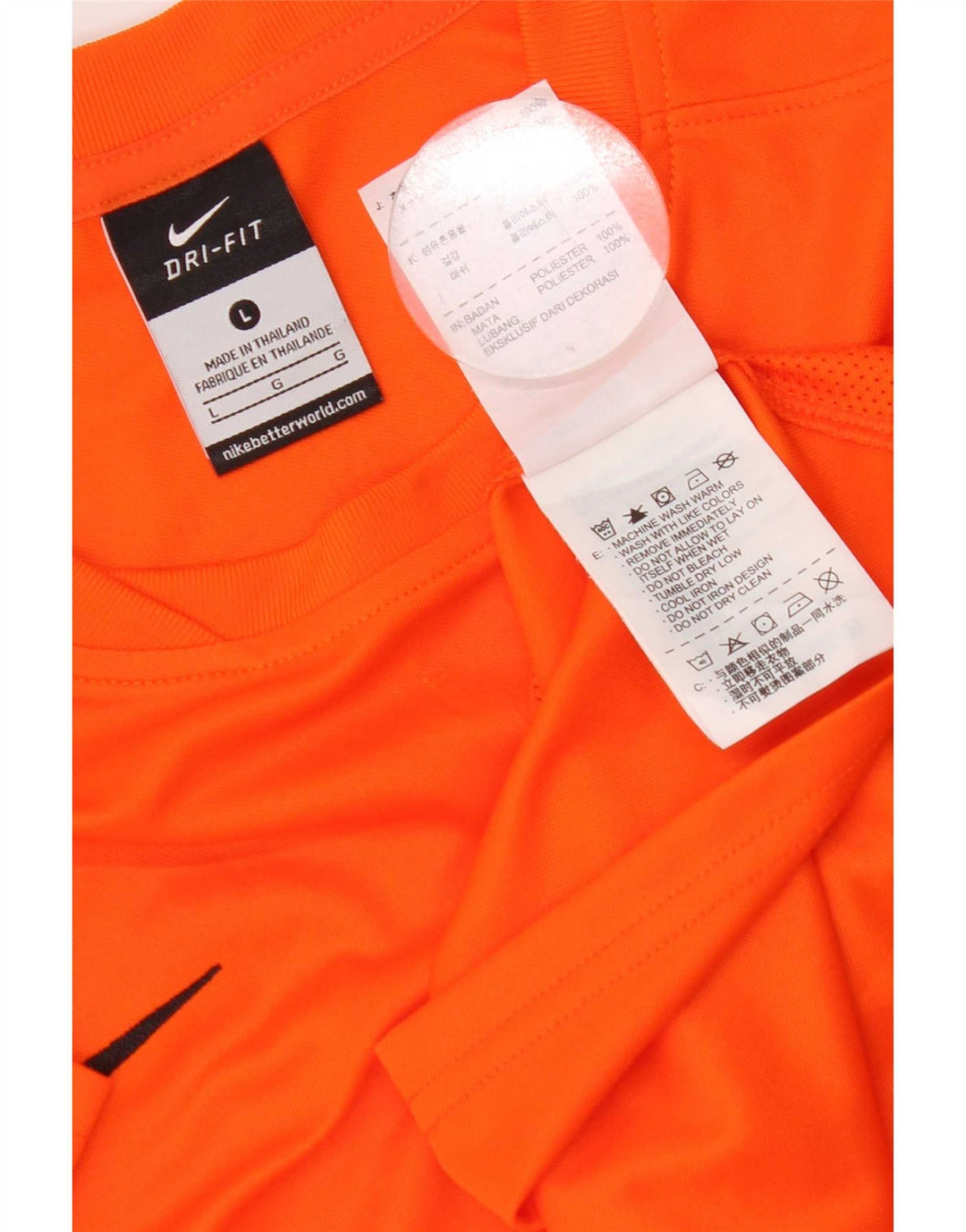 Tricou grafic Nike pentru femei Top mare poliester portocaliu