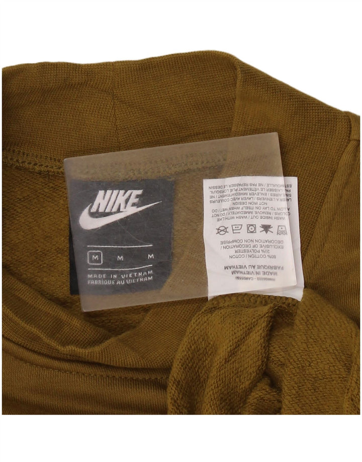 Pulover NIKE Crop Oversized pentru femei UK 14 Bumbac kaki mediu