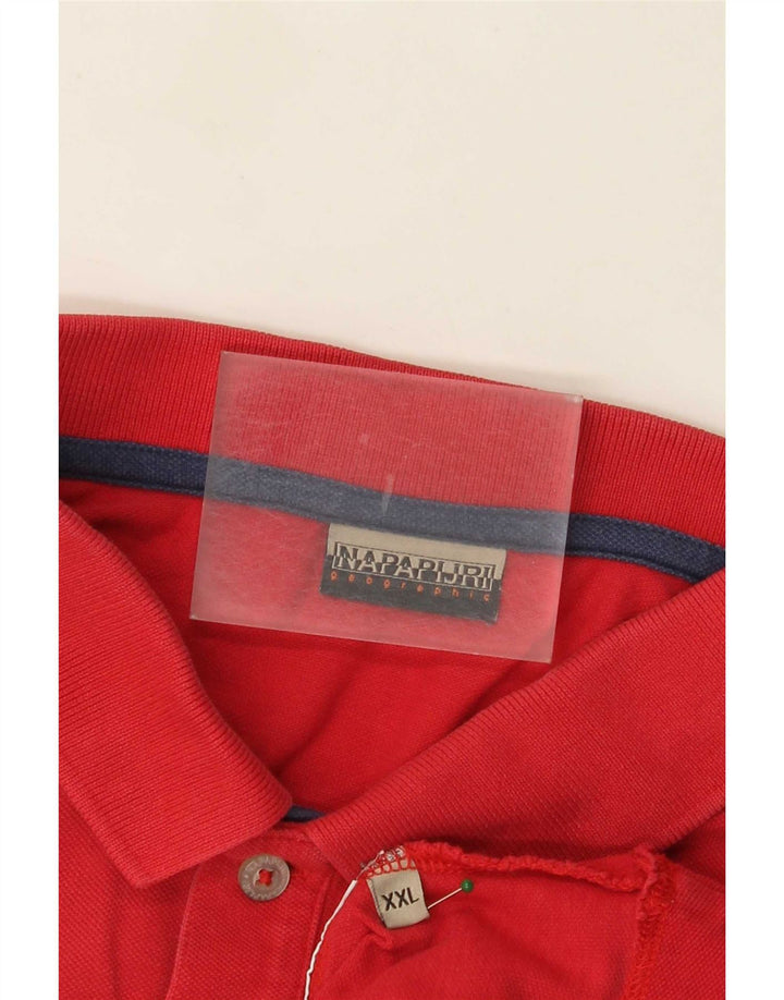 Tricou polo pentru bărbați Napapijri 2XL roșu