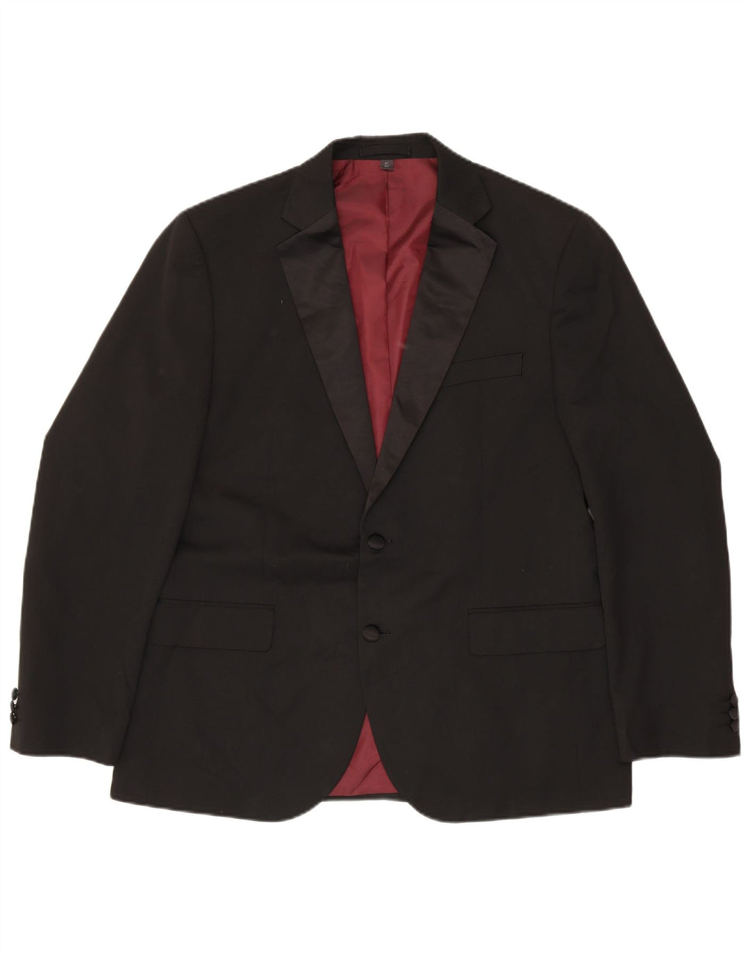 Jachetă pentru bărbați Marks & Spencer cu 2 nasturi, UK 42 XL, poliester negru