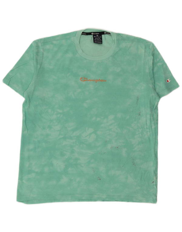 Tricou Bărbați CHAMPION Top Medium Green Tie Dye