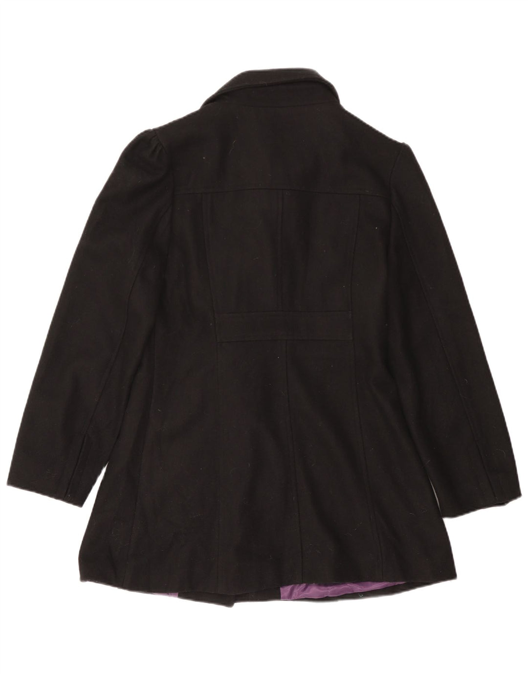 Tirdy Duffle Coat UK 16 Lână mare neagră