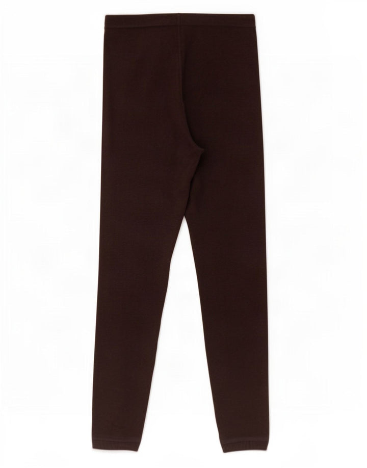 Leggings pentru femei Kenzo UK 8 mici, maro, lână