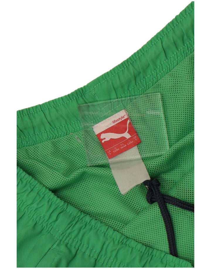 Pantaloni scurți de înot Puma pentru bărbați, mari, verde