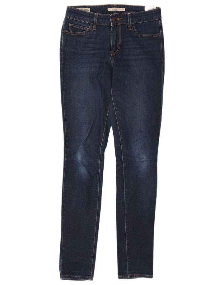 Blugi skinny 711 pentru femei LEVI'S W26 L30 bumbac albastru