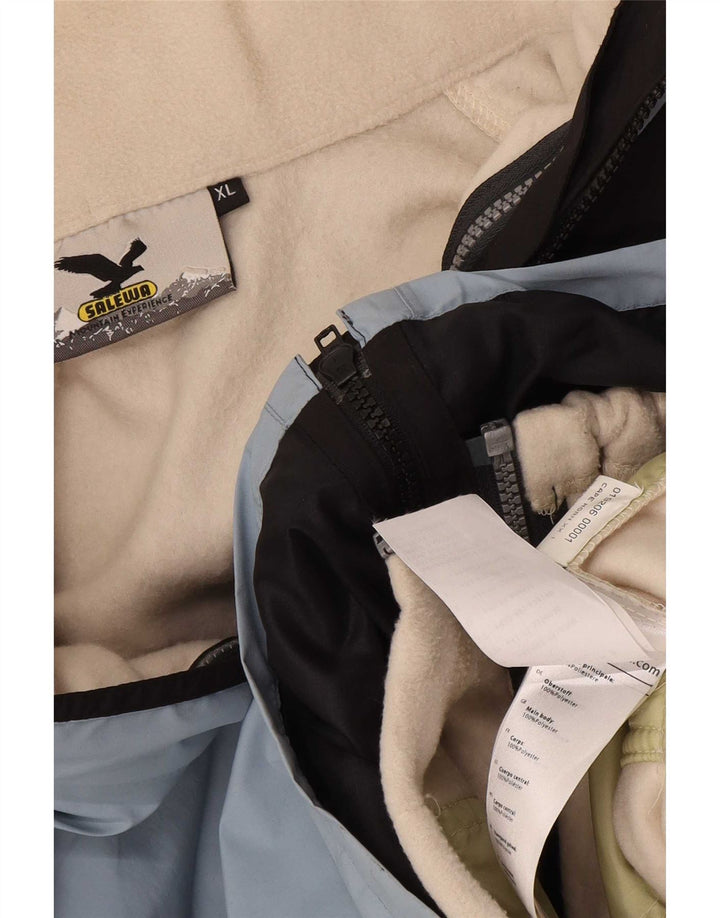 Jachetă de schi SALEWA pentru bărbați UK 42 XL, albastru, poliester color bloc