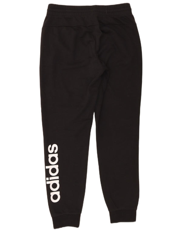 Pantaloni de trening cu grafic pentru femei Adidas Pantaloni de jogging UK 12/14 Medium Black