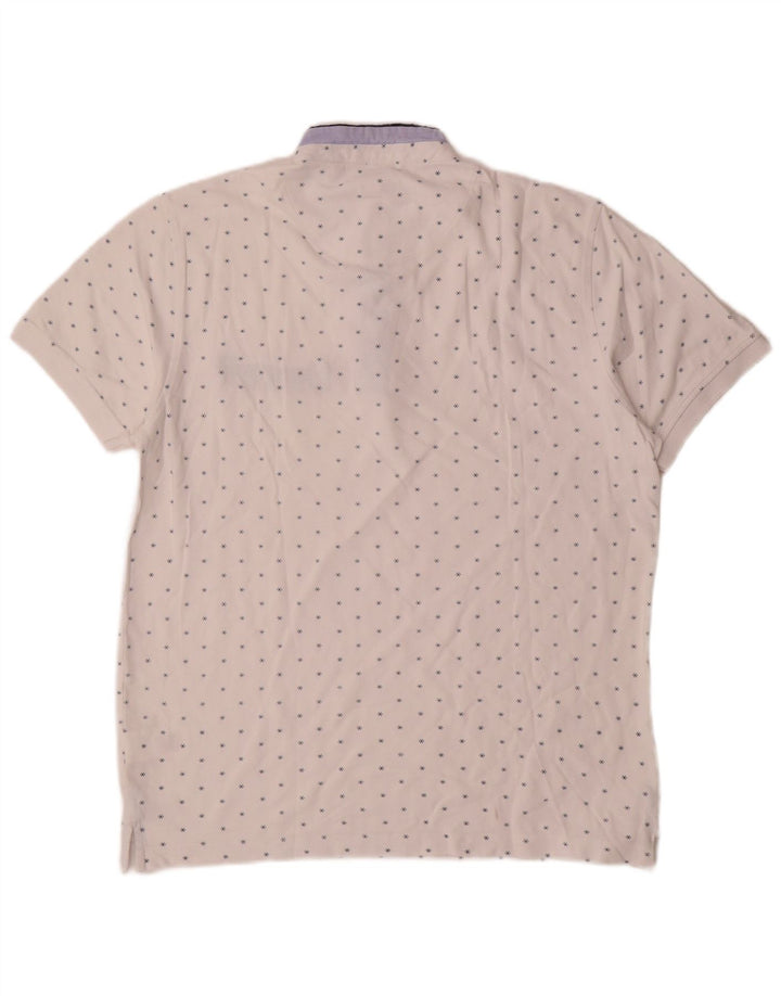 Cămașă polo Pierre Cardin pentru bărbați, alb, mare