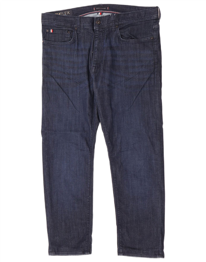Blugi Tommy Hilfiger Bleecker Stretch Slim pentru bărbați W36 L27 bleumarin