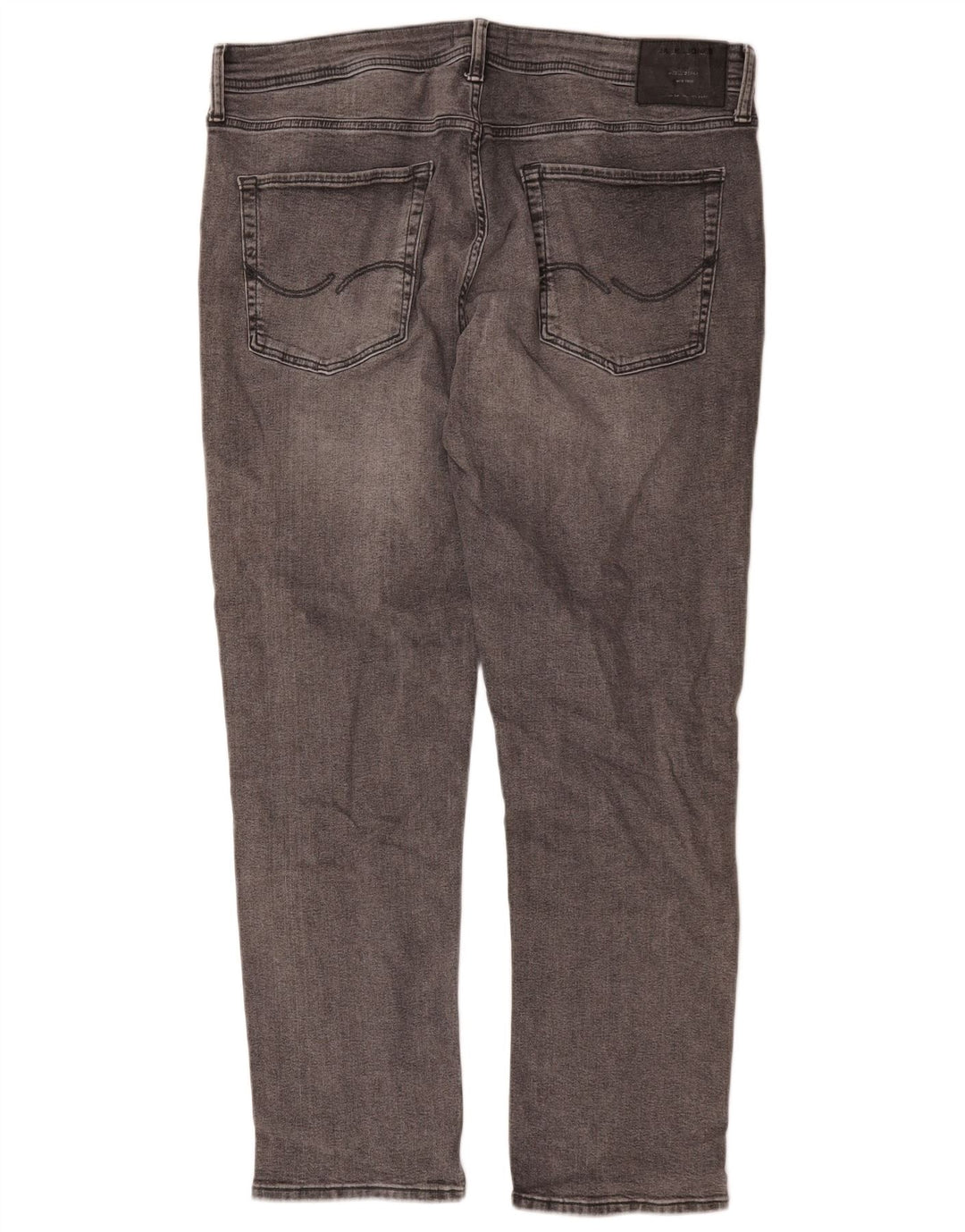 Blugi slim pentru bărbați Jack & Jones W38 L32 bumbac gri