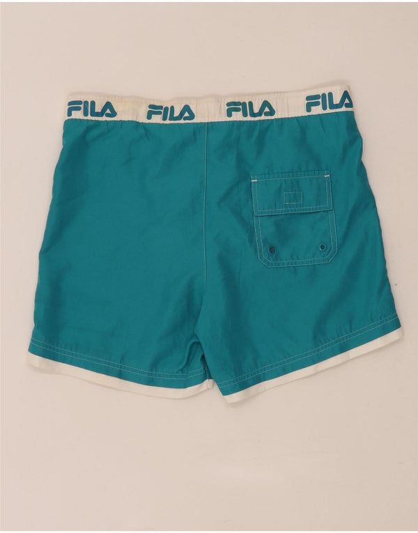 Pantaloni scurți de înot Fila Graphic Regular pentru bărbați Medium Turcoaz Colorblock