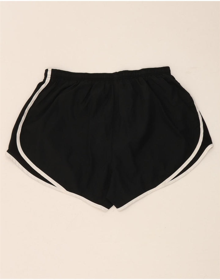 Pantaloni scurți sport Nike Dri Fit pentru femei UK 14, mari, negru, poliester