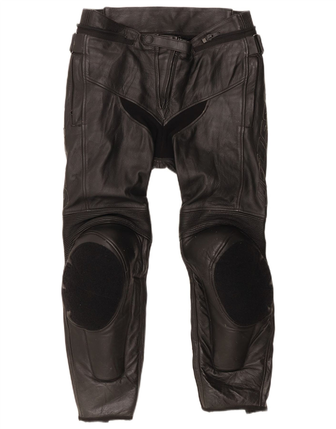 Pantaloni de piele Dainese Moto Racer pentru bărbați IT 46 Small W28 L26 Piele neagră