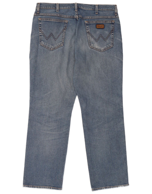 WRANGLER Blugi pentru bărbați Texas Stretch drepte W36 L30 Bumbac albastru