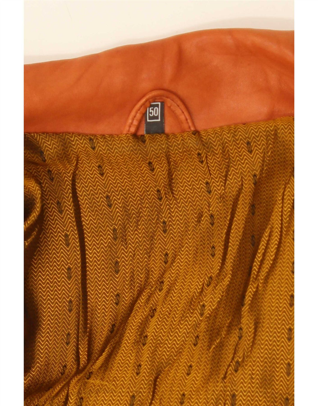 Geacă de piele vintage pentru bărbați IT 50 mare maro