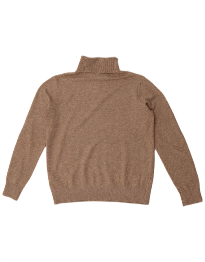 Marks & Spencer Pulover supradimensionat pentru femei cu gât rulat UK 6 XS Bej