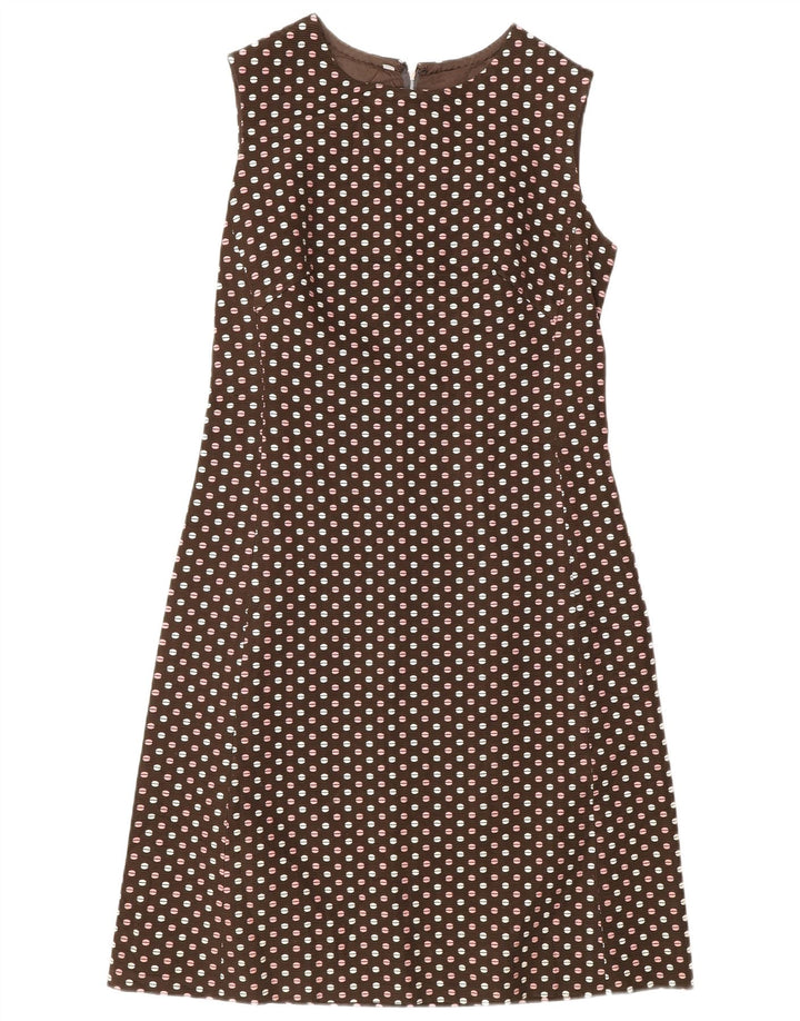 Set de 2 bucăți cu 3 nasturi pentru femei Vintage IT 48 XL maro buline