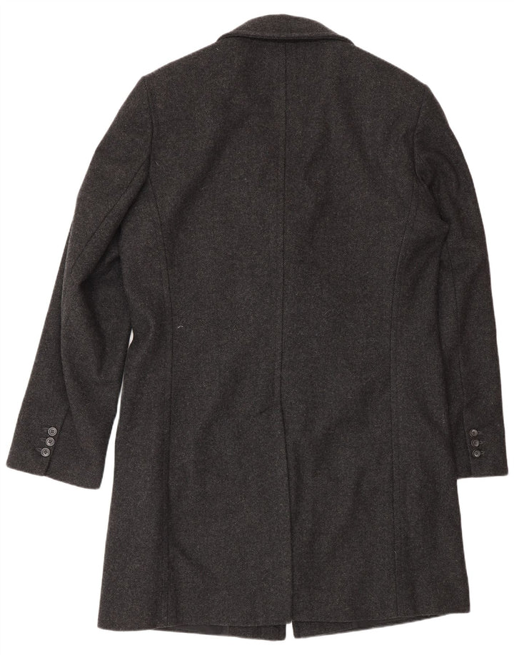 Pardesiu pentru bărbați Monsoon UK 38 Gri mediu din lână Heringbone Classic