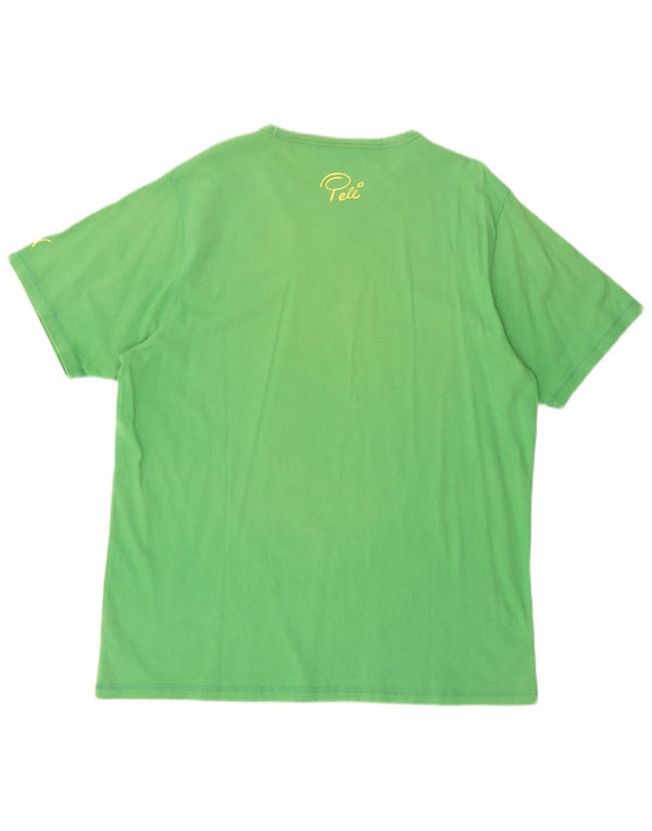 Tricou grafic Puma pentru bărbați Top XL bumbac verde