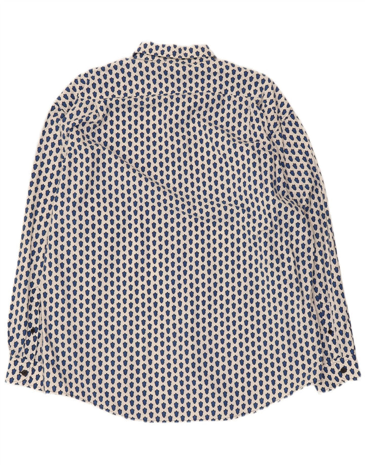 Cămașă supradimensionată pentru femei Souleiado, cu model abstract, US 4 Small White