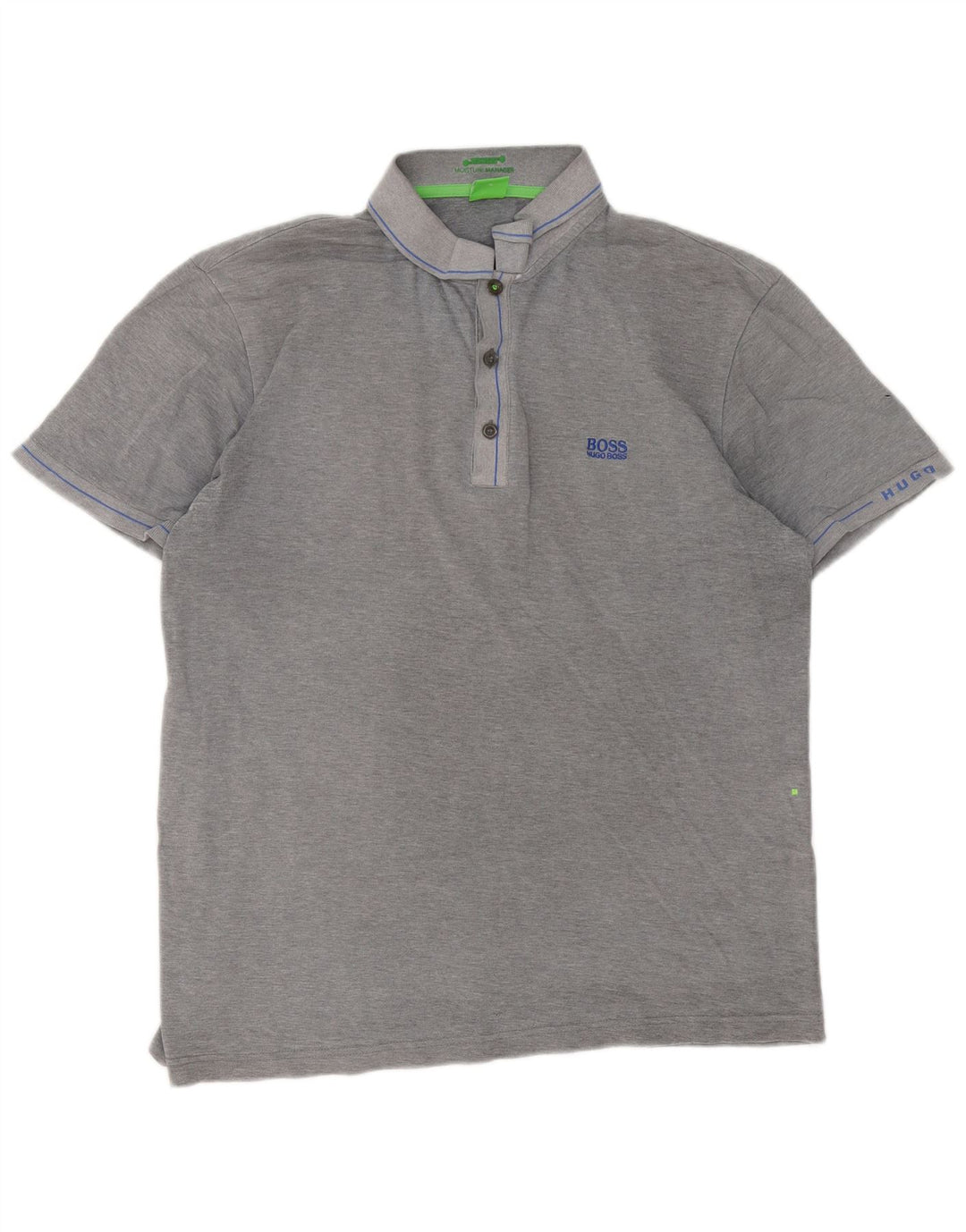 Cămașă polo pentru bărbați Hugo Boss Slim Fit XL, gri