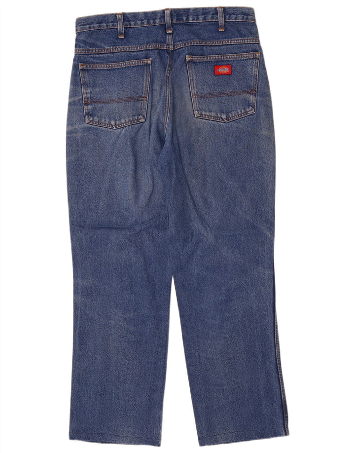 Blugi drepti pentru bărbați Dickies L34 L30 Bumbac albastru