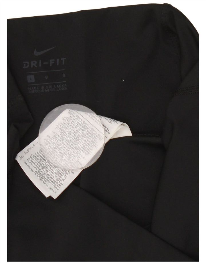 Leggings pentru femei Nike UK 14, mare, negru, poliester