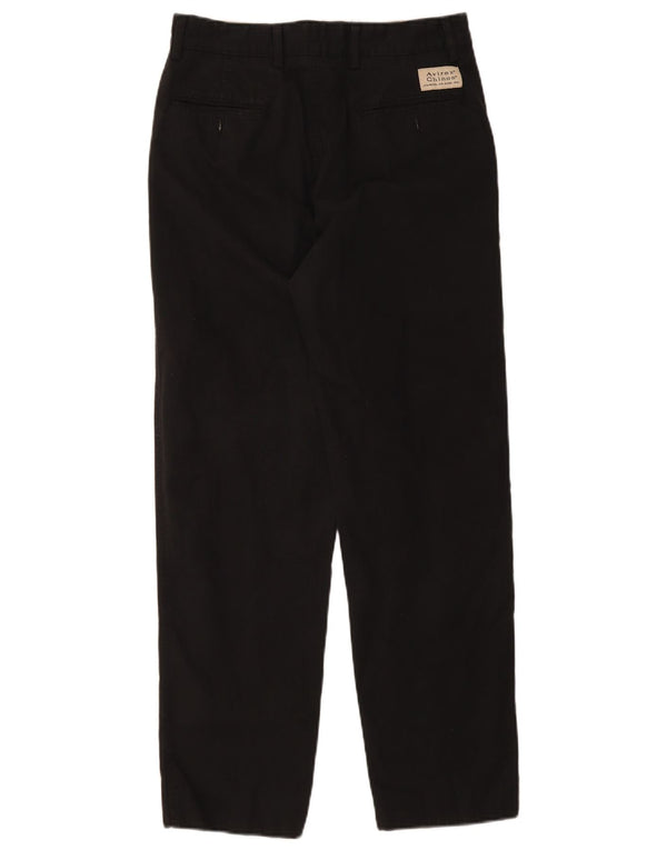Pantaloni chino drept bărbați Avirex L30 L30 bumbac negru