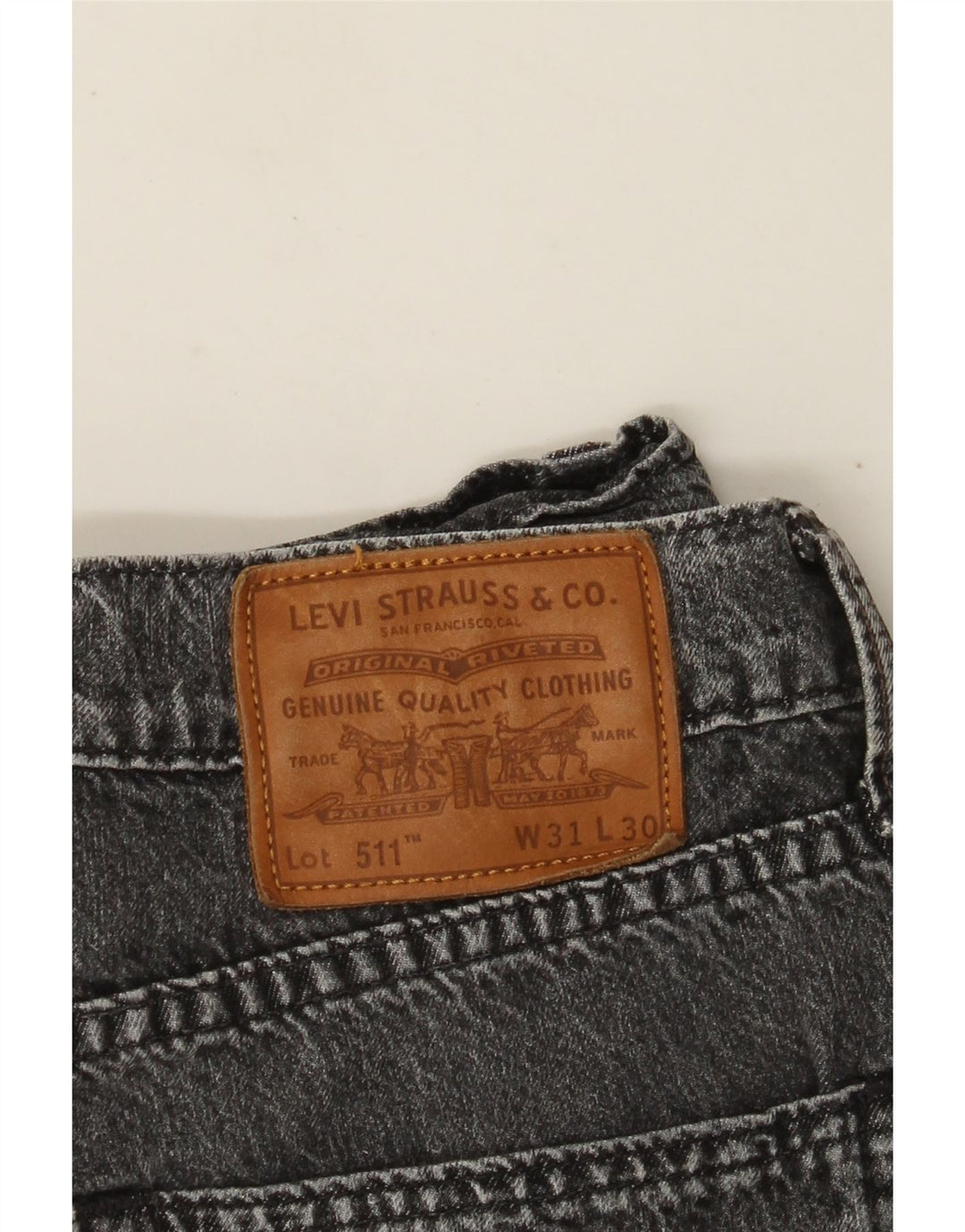 Blugi Levi's 511 Slim pentru bărbați W31 L30 bumbac gri