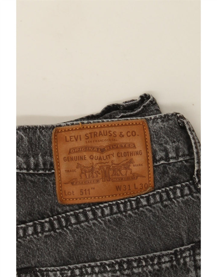 Blugi Levi's 511 Slim pentru bărbați W31 L30 bumbac gri