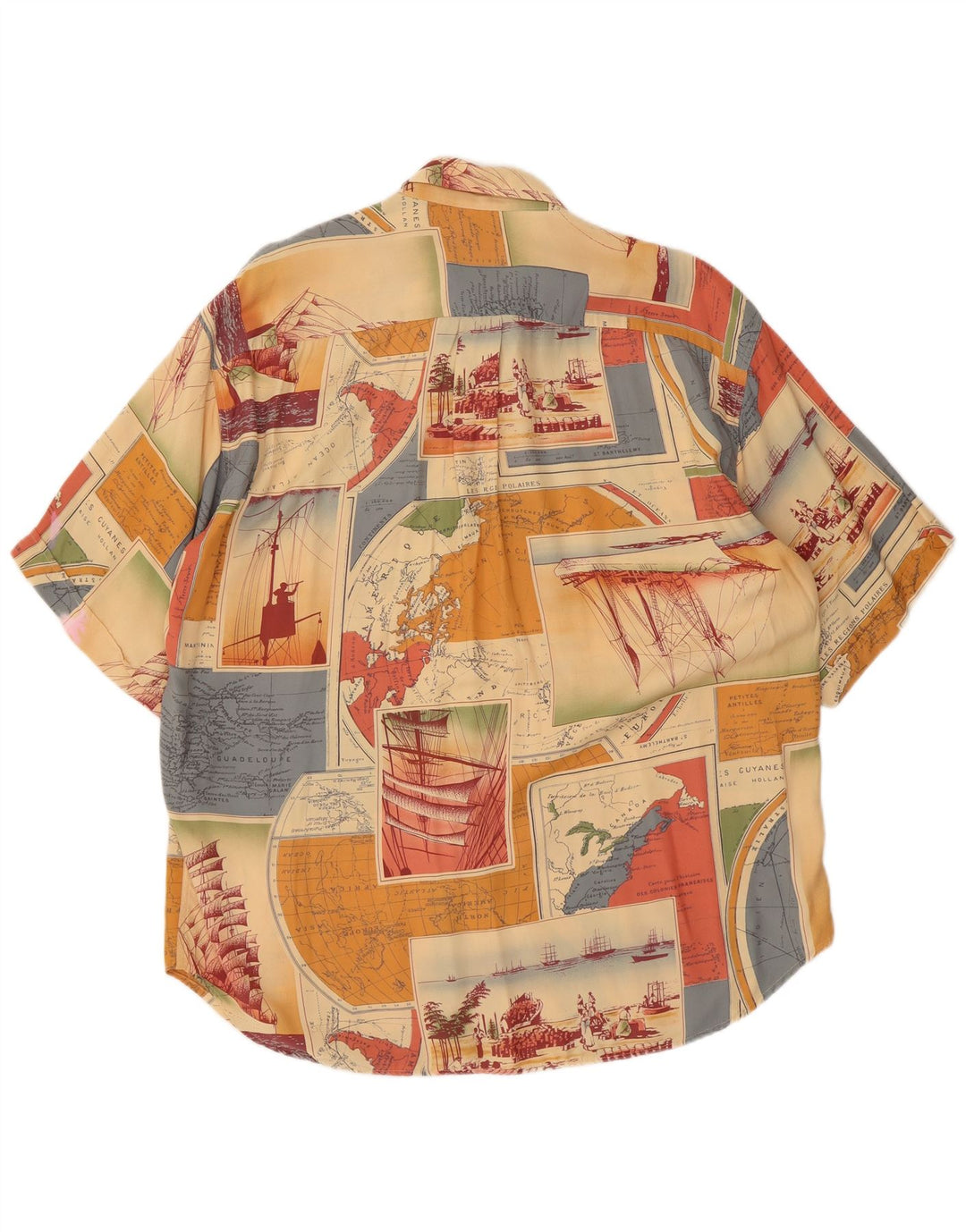 Cămașă cu mânecă scurtă pentru bărbați NAVIGARE, mare, multicoloră